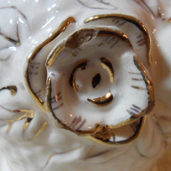 Vintage Basket Weave Ivory Porcelain Creamer Japan - Picture 8 of 8